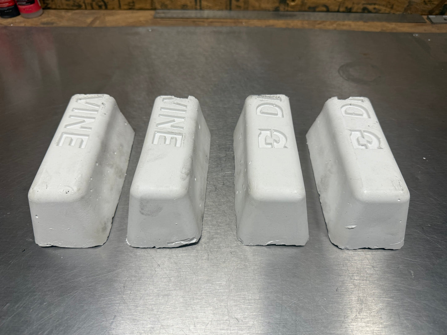White buffing compound